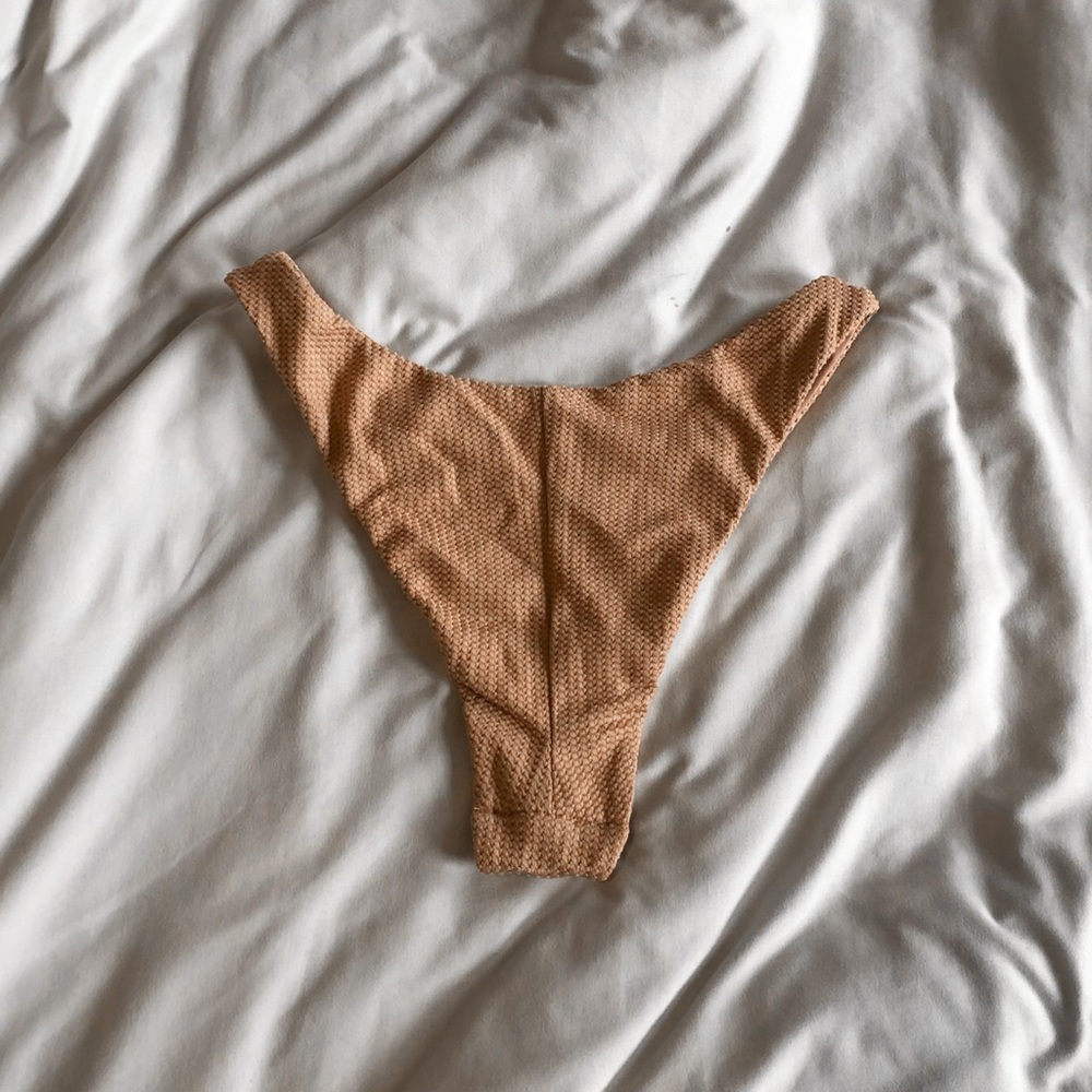 aerie waffle super high cut cheekiest bikini bottom - Picture 6 of 8